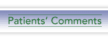 Patients' Comments
